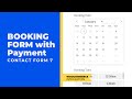 How to create Booking / Appointment form with Contact form 7 | WooCommerce Integration for Payment