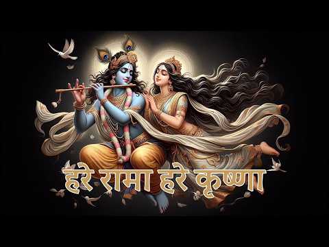 Hare Krishna Hare Rama 108 बार जप | Mahamantra | Peaceful Meditation Bhajan