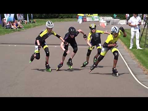 kadetten jongens one lap series 5 - KPN NK INLINE SKATEN 2019