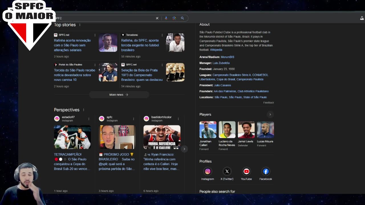 GLOBO ESPORTE SÃO PAULO! ULTIMAS NOTÍCIAS DO SÃO PAULO HOJE! SPFC NOTÍCIAS DE HOJE! SPFC PLAY! SPFC