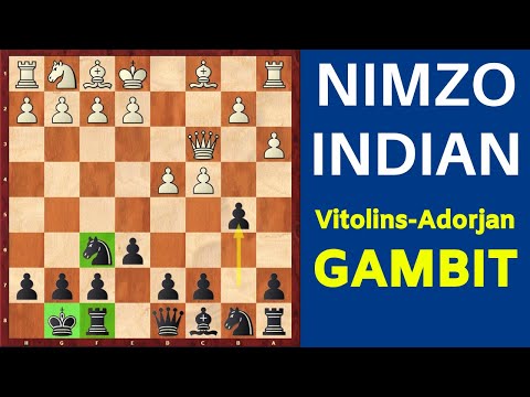 Nimzo-Indian Classical Variation: Vitolins-Adorjan Gambit