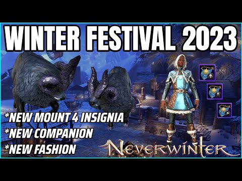 Winter Festival UPDATED! Free NEW Mount (4 slots) NEW Companion & Fashion - Neverwinter Mod 27