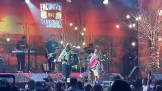 Dorgival Dantas e Lucy Alves no encontro das sanfonas em João Pessoa-PB