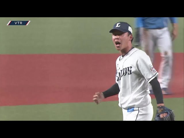 【7回表】内角に投げ込んだ!! ライオンズ・水上由伸 見逃し三振でピンチ脱出!! 2022年6月28日 埼玉西武ライオンズ 対 北海道日本ハムファイターズ