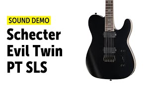 Video thumbnail for Schecter PT SLS Evil Twin - Sound Demo (no talking) by Guitar Bonedo
