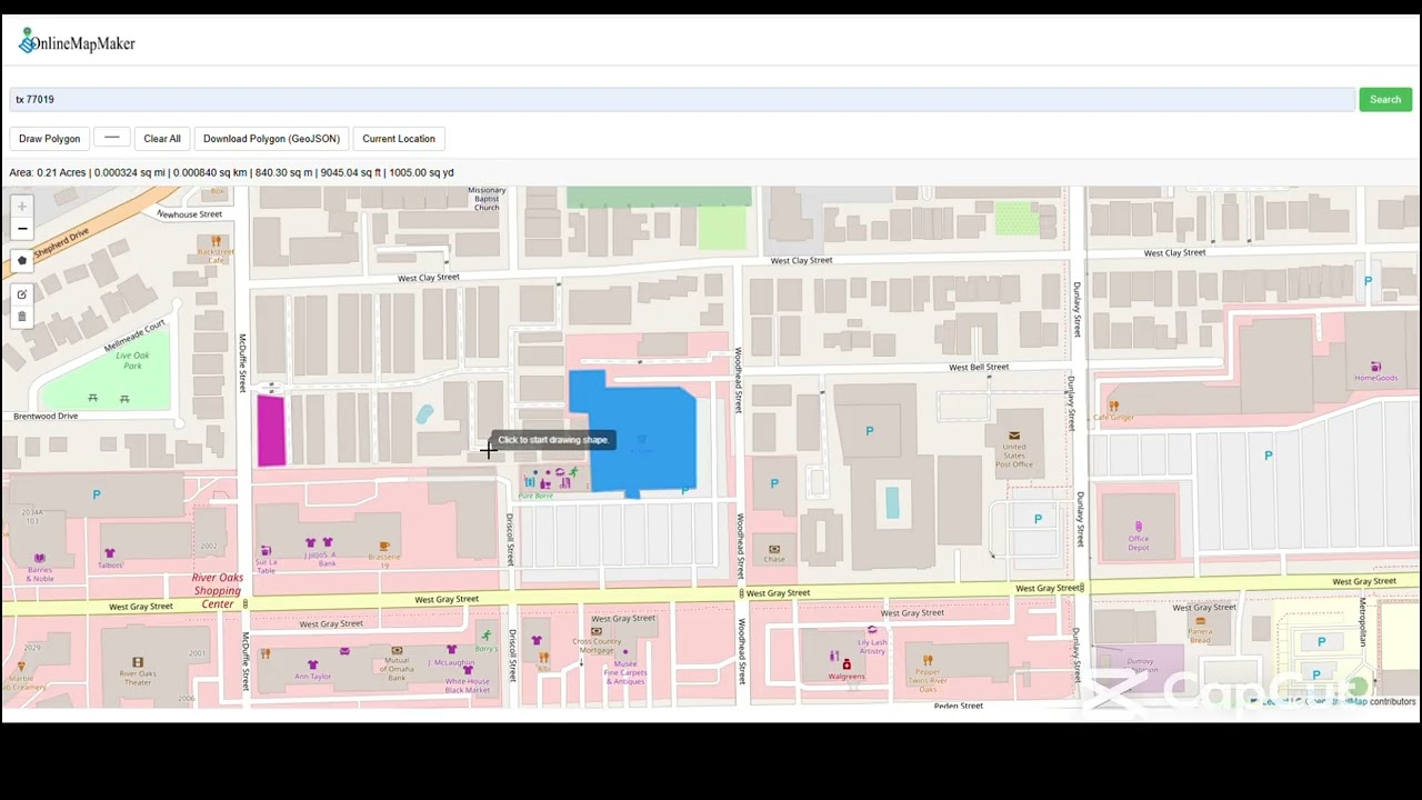 Calculate Area on Map Online- Land Area Calculator Map Free Map Tools - onlinemapmaker.com