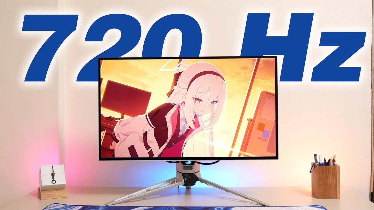 Gimanakah Main Game Di 720 Hz? - ROG 27AQWP-W