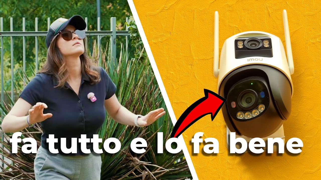La telecamera di sicurezza che registra 24H con SIM e pannello solare