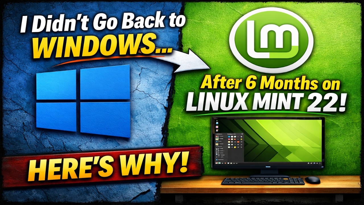 I Didn’t Go Back to Windows After 6 Months on Linux Mint 22… Here’s Why