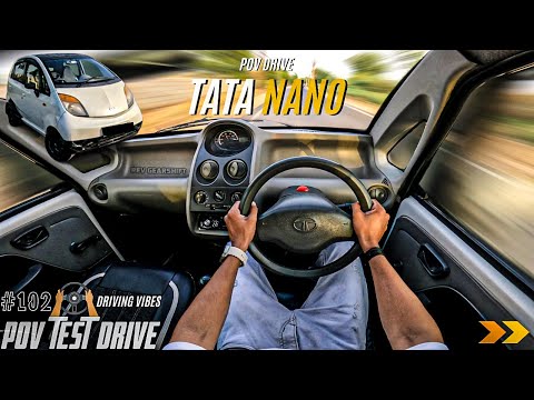 2011 TATA NANO | CX | 624CC 37BHP | POV Drive #102 | NANO | 4K | REV GEARSHIFT #tata #nano #tatanano