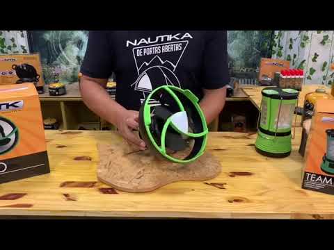 Vídeo Mini Ventilador Vento Nautika com Luz de Led - Recarregável