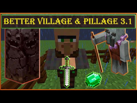 Better Village & Pillage changes in (v3.1 - v3.2) - Minecraft Datapack 1.16.5