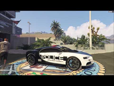 GTA 5 Police Bugatti Chiron