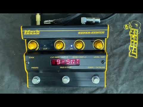 Simon "ManBass" Daigle  with a MARKBASS SUPER SYTHN