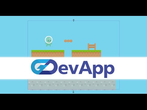 GDevApp - Start a basic platformer game in 4 minutes