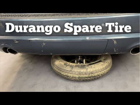 2014 - 2021 Dodge Durango Spare Tire Location - How To Remove Spare Jack Lug Nut Wrench, Change Flat