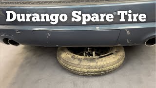2014 - 2021 Dodge Durango Spare Tire Location - How To Remove Spare Jack Lug Nut Wrench, Change Flat