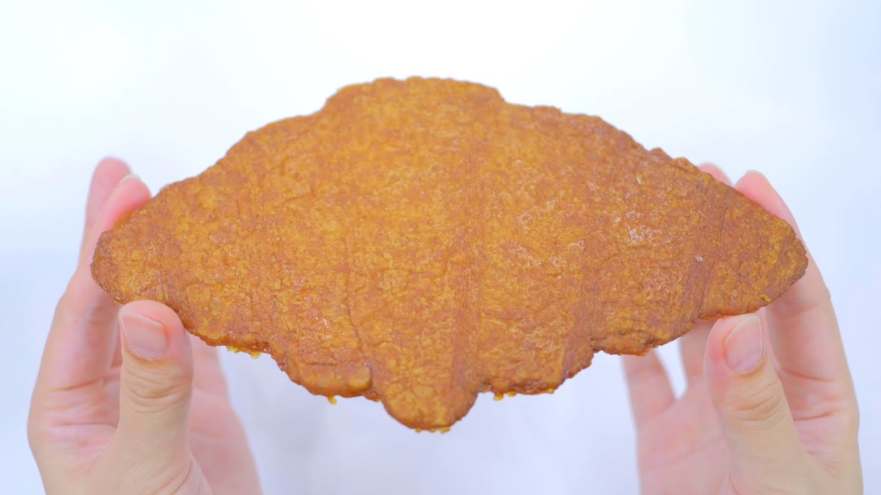 【咀嚼音】ぺちゃんこクロワッサン Crispy Flattened Croissant Eating Sounds No Talking【ASMR】