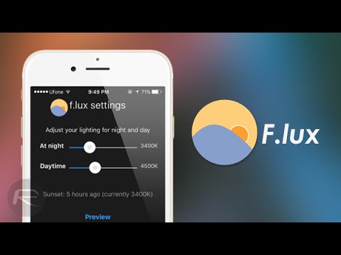 how to install f.lux for iphone 9.0 to 9.3.5 (without jailbreak)