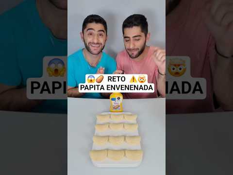 Reto Papita Envenenada ⚠️🤯🥔🌭 #sisomosgemelos #juegos #reto #tendencia #viral