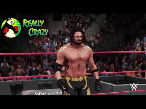 AJ styles vs Jinder Mahal - WWE Full Match 2k Spoof