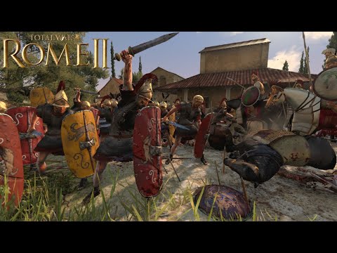 Unfortified Town Defense as Romans Explained: Rome 2