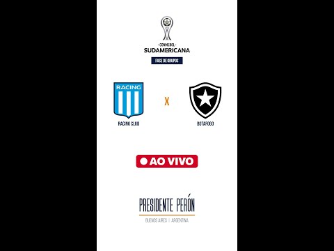 Racing Club x Botafogo | Copa Sudamericana | Fase de Grupos | AO VIVO