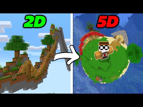The Invisible Man Transforms Minecraft into 5D!