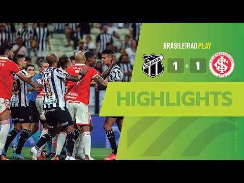 CEARA e INTER EMPATARON y hubo PELEA ENTRE LOS JUGADORES | Resumen Ceara 1x1 Inter #Brasileirao