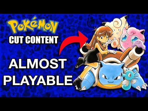 The Cut Female Trainer in Pokemon Red & Blue | Pokemon Cut Content