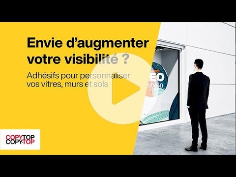 Imprimer vos adhésifs et habiller vitrines, murs, sols, voitures.. Chaque besoin de communication a une réponse, du petit sticker pour les horaires sur une porte à l'habillage complet d'un magasin ou d'un hall d’accueil.