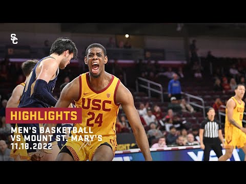 Men's Basketball - USC 83, Mount St. Mary's 74: Highlights (11/18/22)