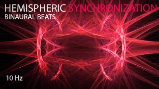 Hemispheric Synchronization - Binaural Beats - 10Hz