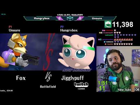 LEVO #14 - Unsure (Fox) vs Hungrybox (Jigglypuff) - NA Finals Top 64 LR2