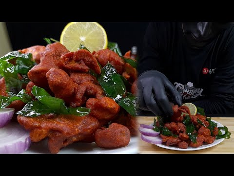 Crunchy Mushroom 65 | ASMR Cooking | Mushroom Chilly | Crispy Hut