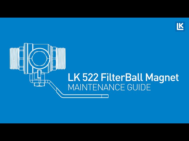 lk Kulventil med filter lk 3/4 in med magnet 522