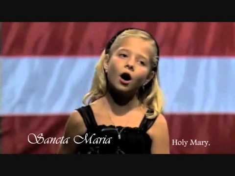 Ave Maria (Bach/Gounod) ( Jackie with lyrics )