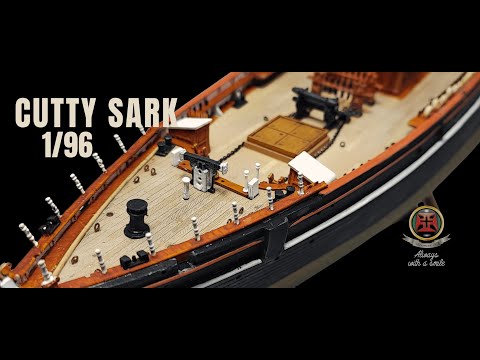 This Kit Surprised me!  Revell 1/96 Cutty Sark Build