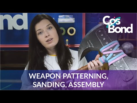 Foam Cosplay Weapon Patterning, Sanding, and Assembly - Astrid's Axe Tutorial Series Pt. 1