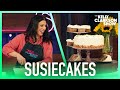 Susie, owner and CEO of SusieCakes, makes her famous Carrot Cake with Kelly Clarkson.