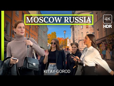 🔥 Real Moscow Life | Kitay-Gorod Youthful Vibe People District Walking Tour 4k HDR