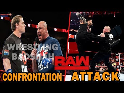 ROMAN Attacks BROCK?! | CENA Confronts ANGLE?! | WWE Raw 18th March 2019 Highlights | Preview |