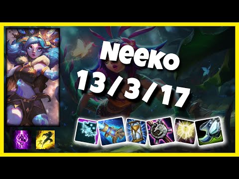 Challenger Neeko Mid (13/3/17) Gameplay Replay - Patch 10.18