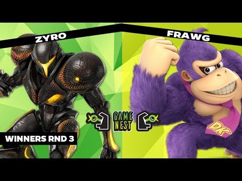 Game Nest Smash It Up: Zyro (Dark Samus) vs Frawg (Donkey Kong) - Winners Round 3