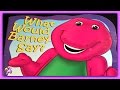 WHAT WOULD BARNEY SAY Read Aloud Storybook For Kids Children