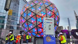 NYC Times Square New Years Eve 2024 Ball Drop Test