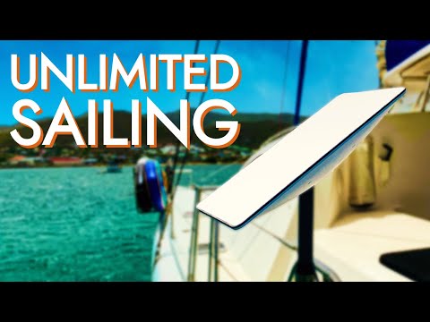 SUPER FAST INTERNET on a SAIL BOAT with STARLINK! [RED SEAS]