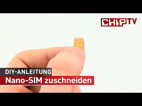 Nano SIM zuschneiden - Tutorial deutsch | CHIP