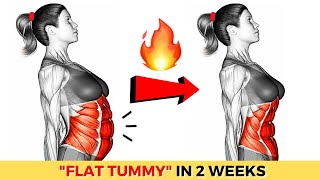 Flat Tummy in 2 Weeks (STANDING FAT BURN Exercises) | The Best Morning Waist Exercises You Should Do