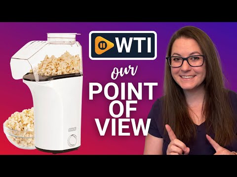 DASH Hot Air Popcorn Popper Makers - WTI product video review